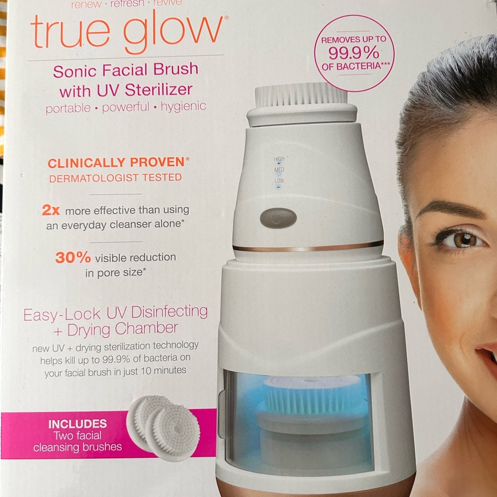Brand New true glow sonic facial brush